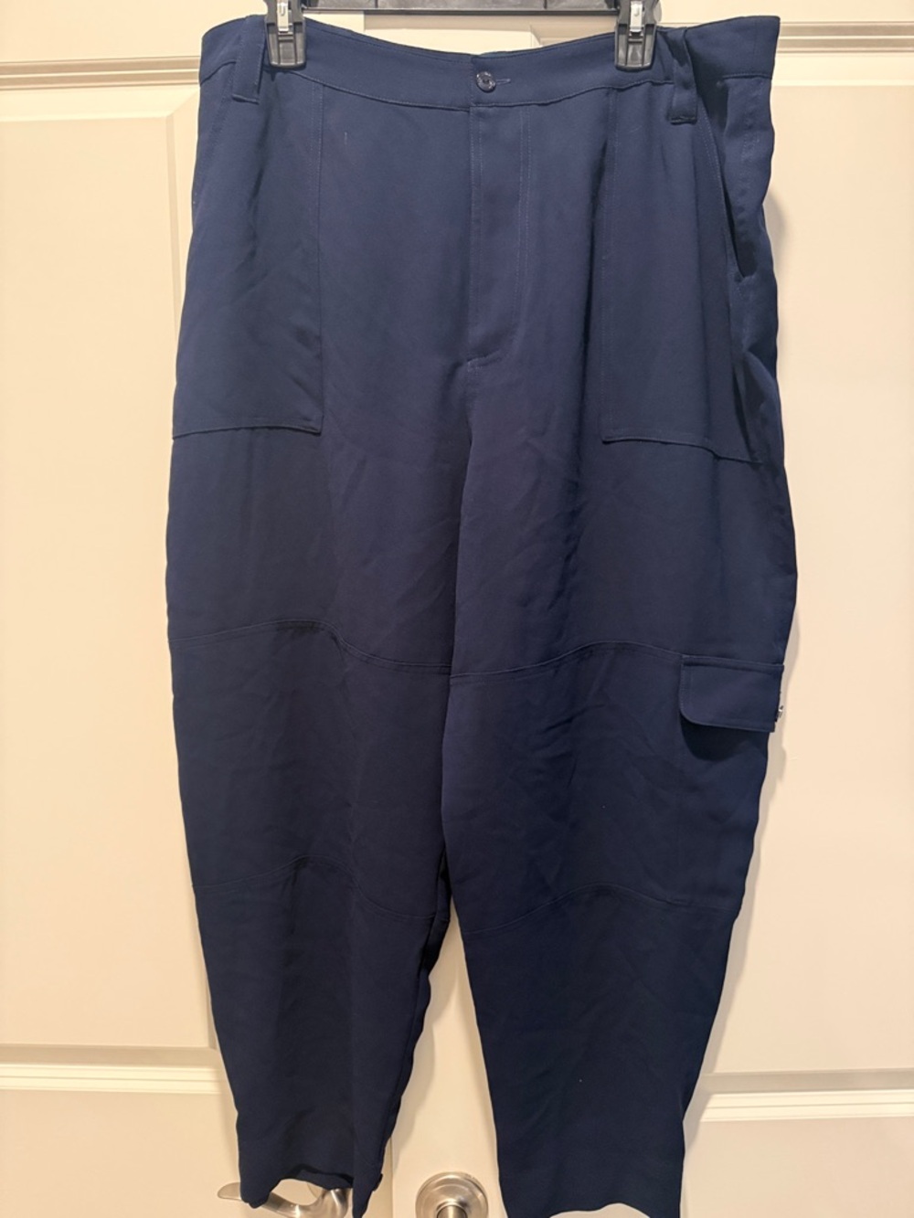 Trina Turk Navy Relaxed Capris